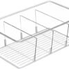 Multi-Compartment Plastic Organizer (1-Piece) – For Seasoning Packets, Snack Pouches, and Cabinet Organization
