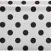 Fabric Storage Bins (White with Black Polka Dots) – With Handles, for Wardrobe Shelves and Clothing Organization